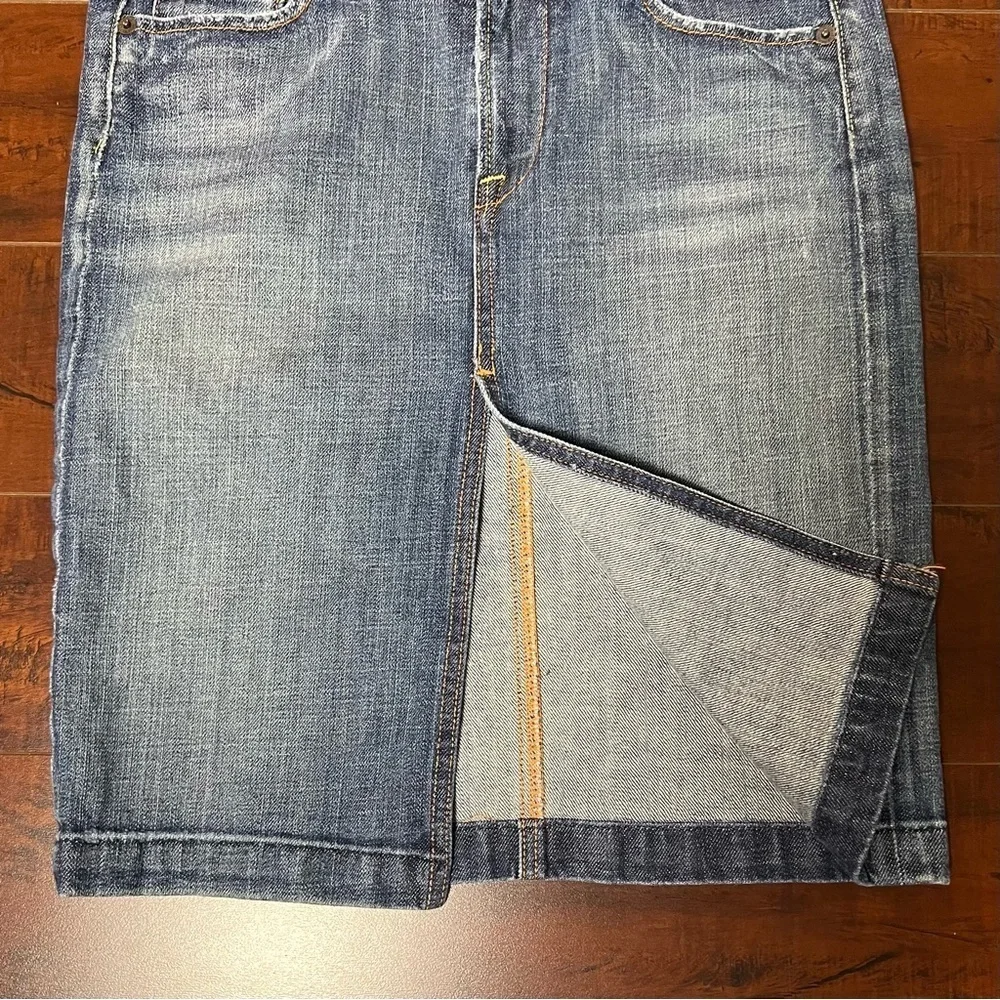 CITIZENS OF HUMANITY Denim Sophia Stretch #300 Knee Length Jean Skirt Size 26